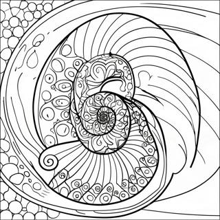 Kleurige Fibonacci reeks kleurplaat | Fibonacci kleurplaat