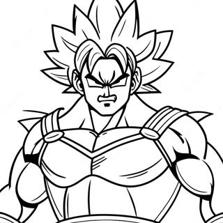 Bardock Kleurplaat | Bardock kleurplaat