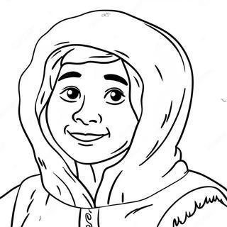 Eskimo Kleurplaat | Eskimo kleurplaat