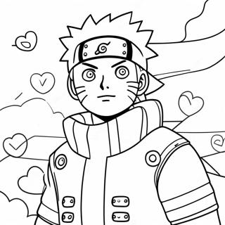 Naruto met Extra Toppings Kleurplaat | Naruto Eet Ramen kleurplaat