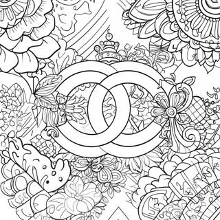 Chanel Logo Kleurplaat | Chanel kleurplaat