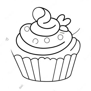 Heerlijke Cupcake Bak Kleurplaat | Bakken kleurplaat