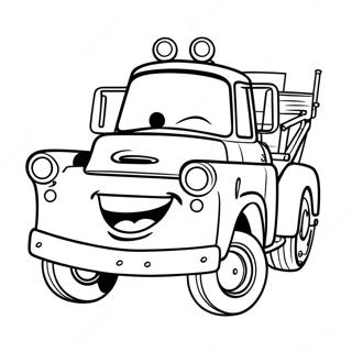 Mater Kleurplaat | Mater kleurplaat