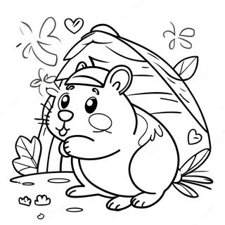Hamster en Gretel Kleurplaten
