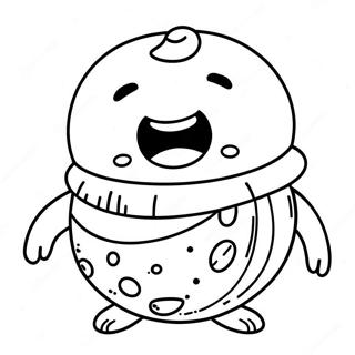 Roly Poly Personage Kleurplaat | Roly Poly kleurplaat