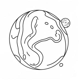 Pluto Kleurplaat | Pluto kleurplaat