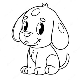 Schattige Pluto de Hond Kleurplaat | Pluto kleurplaat