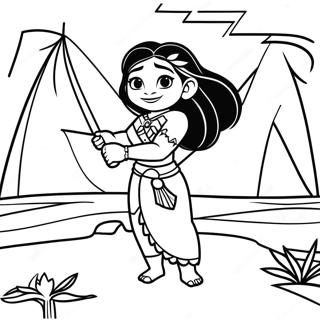 Moana Kleurplaat | Moana kleurplaat