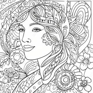 Laurel Burch Kleurplaat | Laurel Burch kleurplaat