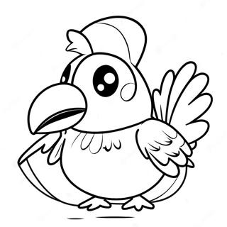 Farfetch'd Kleurplaat | Farfetch'd kleurplaat