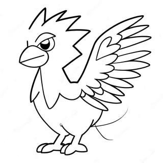 Zapdos Kleurplaat | Zapdos kleurplaat
