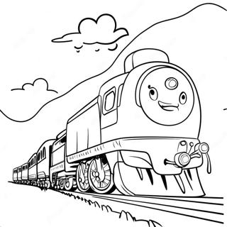 Trein Eter Kleurplaat | Trein Eter kleurplaat