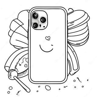 iPhone 13 Kleurplaat | iPhone 13 kleurplaat