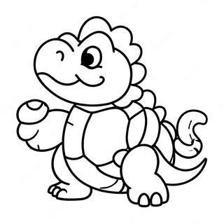 Koopa Kleurplaat | Koopa kleurplaat