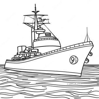 Slagschip Kleurplaat | Slagschip kleurplaat