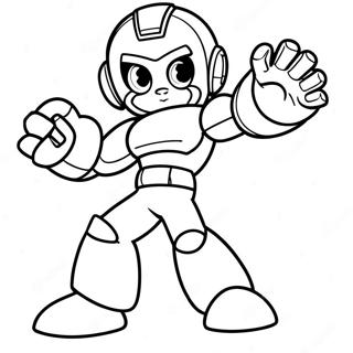 MegaMan Kleurplaat | MegaMan kleurplaat