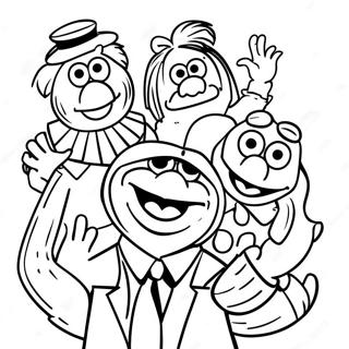 Muppets Kleurplaat | Muppets kleurplaat