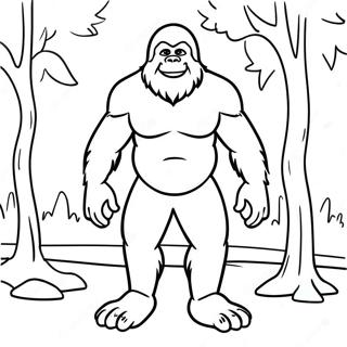 Bigfoot Kleurplaat | Bigfoot kleurplaat