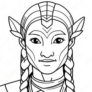 Avatar Personage Kleurplaat | Avatar kleurplaat
