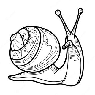Slak Kleurplaat | Slak kleurplaat