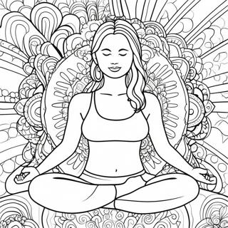 Yoga Kleurplaat | Yoga kleurplaat