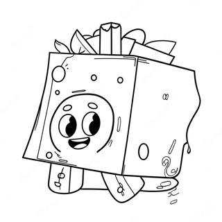 Kleurige Wubbox in Actie Kleurplaat | Wubbox kleurplaat