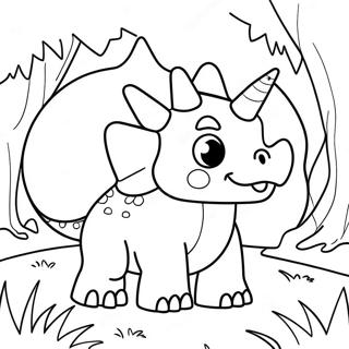 Triceratops Kleurplaten