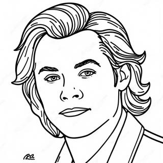 Harry Styles Kleurplaat | Harry Styles kleurplaat
