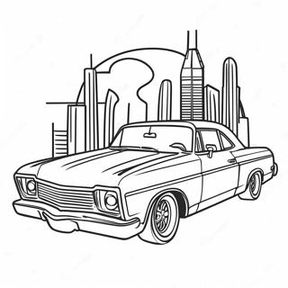 Lowrider Kleurplaten