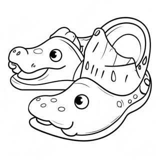 Crocs Kleurplaat | Crocs kleurplaat