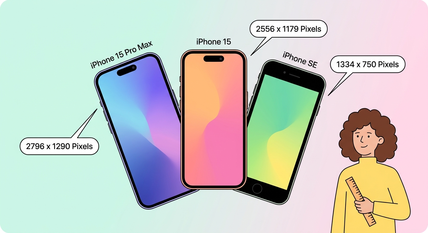 iPhone Achtergrond Afmetingen Gids — Elk Model