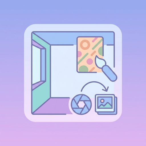 Behang Preview op de Muur | wallpaper image tool preview